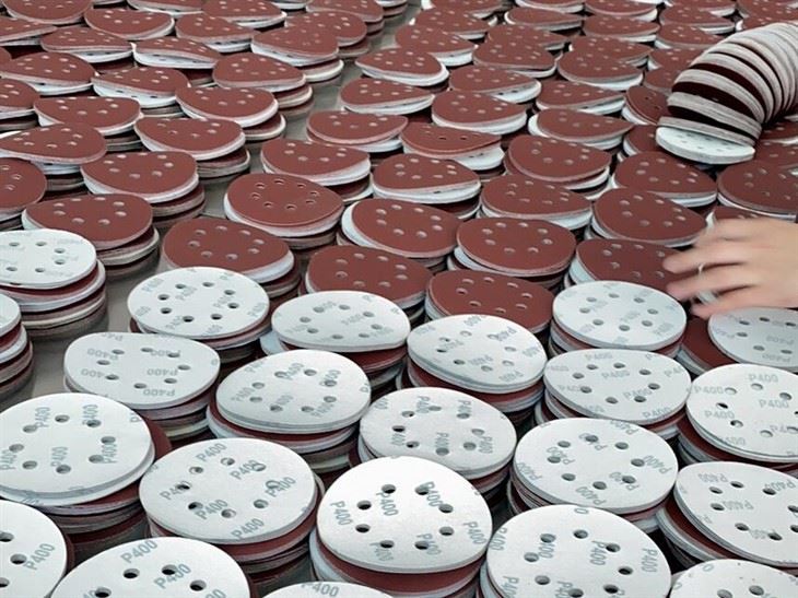 sandpaper grinding disc